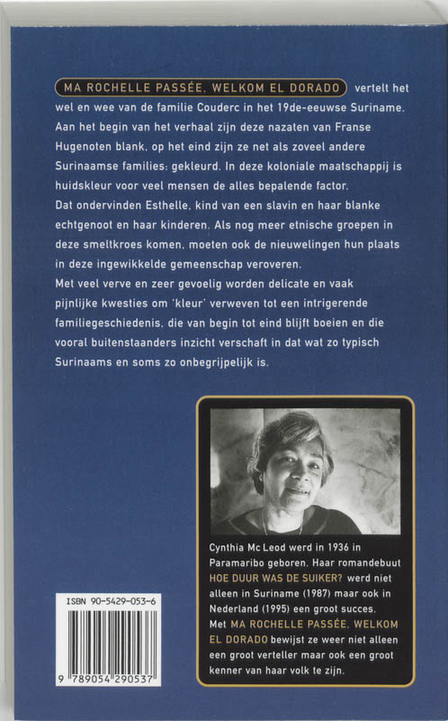 Achterkant van Ma Rochelle Passee, Welkom El Dorado