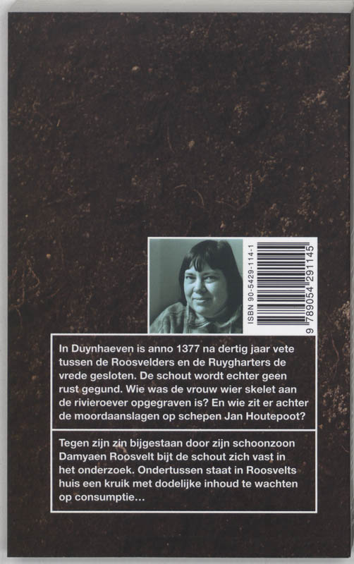 Achterkant van Een kruik venijn