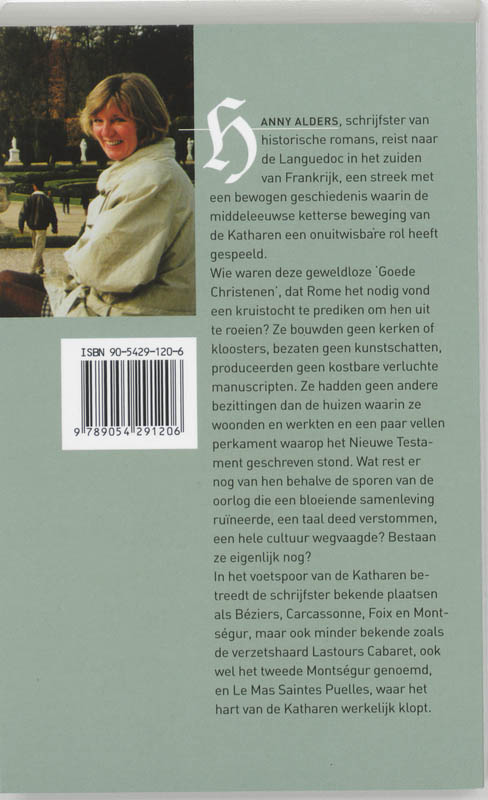 Achterkant van In het spoor van de Katharen