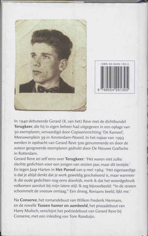 Achterkant van Terugkeer