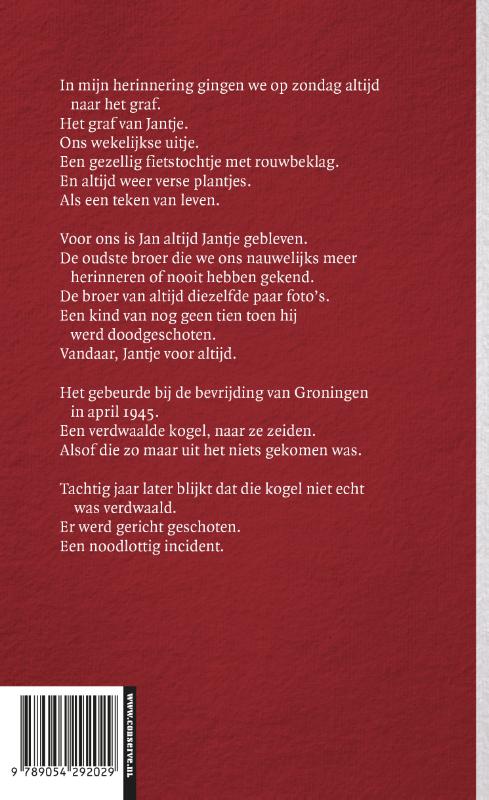Achterkant van Jantje
