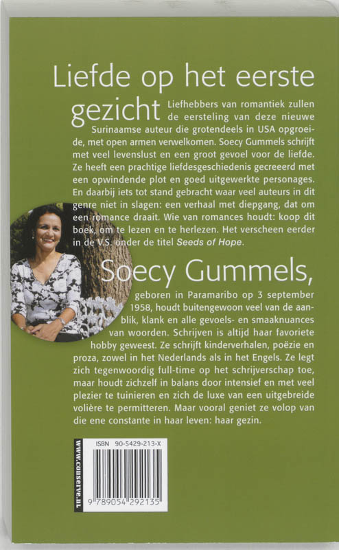 Achterkant van Liefde op het eerste gezicht