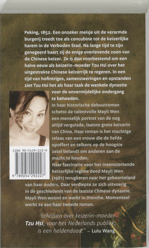 Achterkant van Een Vrouw op de Drakentroon