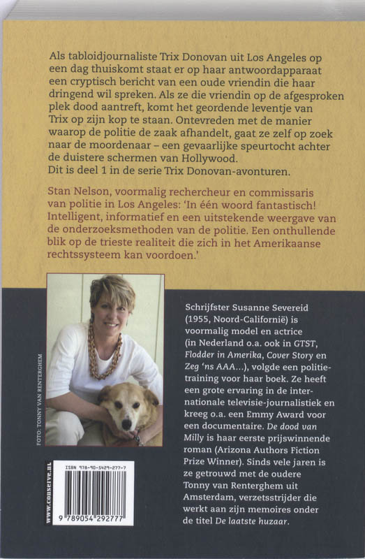 Achterkant van De dood van Milly