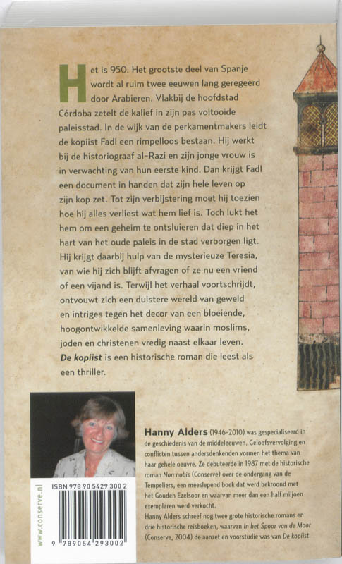 Achterkant van De kopiist