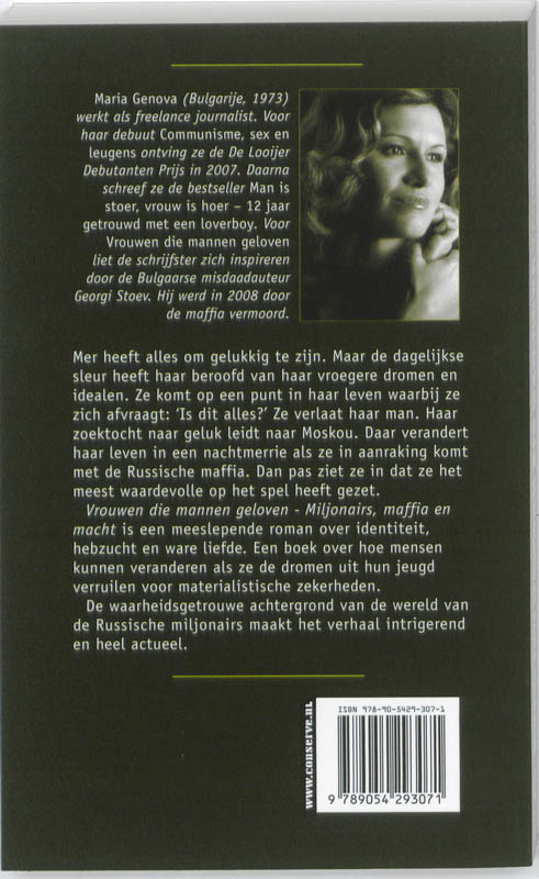 Achterkant van Vrouwen die mannen geloven