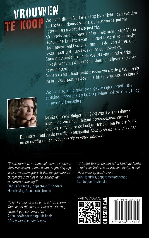 Achterkant van Vrouwen te koop