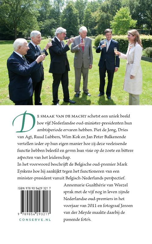 Achterkant van De smaak van de macht