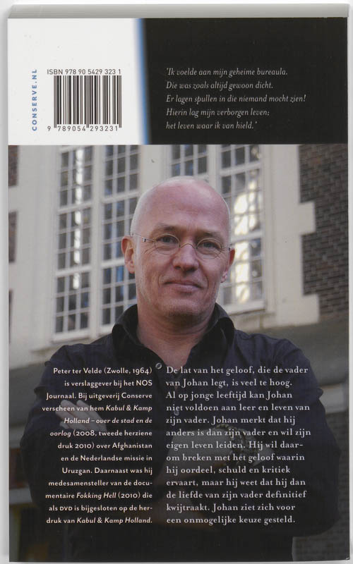Achterkant van De vader en de zoon