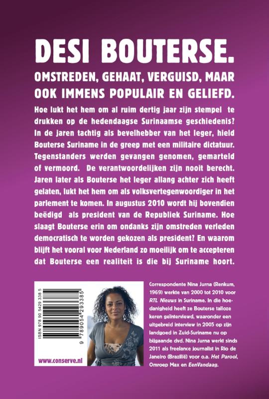 Achterkant van Desi Bouterse