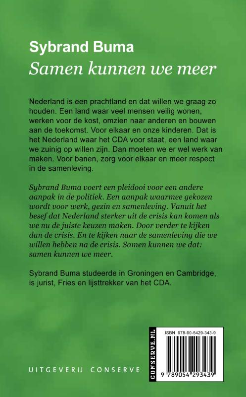 Achterkant van Samen kunnen we meer