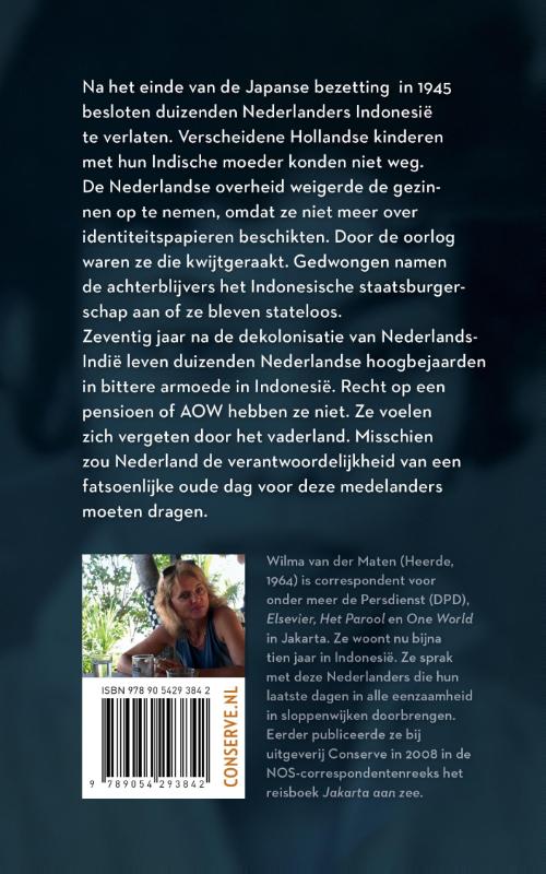 Achterkant van Vergeten door het Vaderland