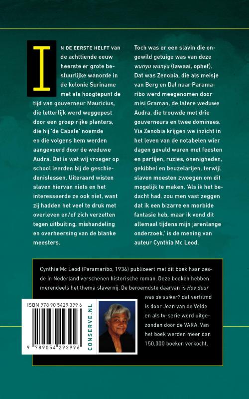Achterkant van Zenobia, slavin op het paleis