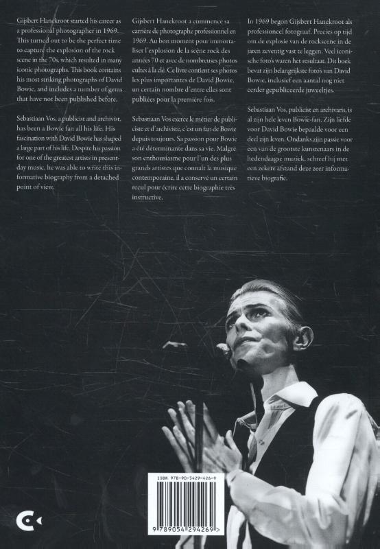 Achterkant van David Bowie