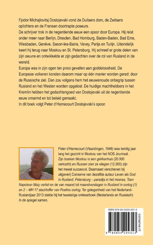 Achterkant van In het spoor van de Russische ziel
