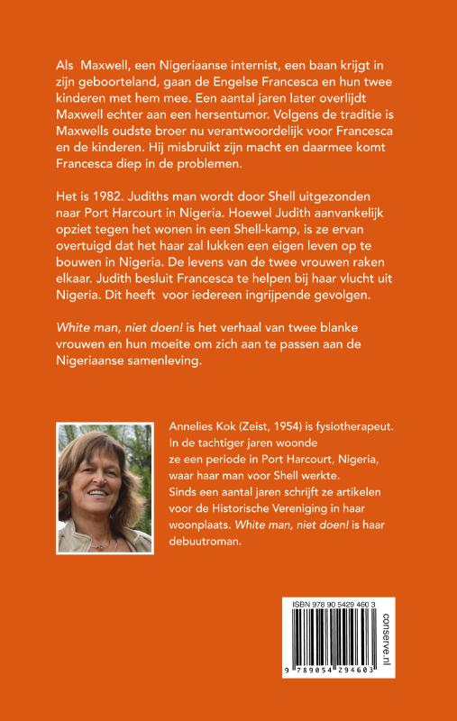 Achterkant van White man, niet doen!