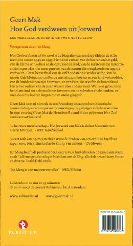 Achterkant van Hoe God verdween uit Jorwerd 10CD'S