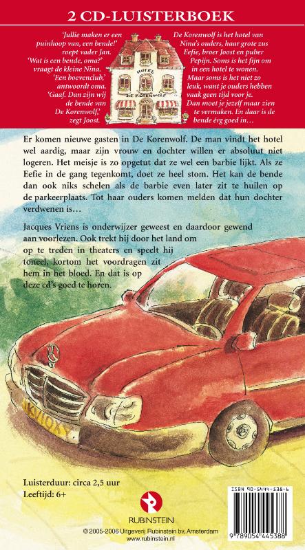 Achterkant van De verdwijning van de mislukte Barbie
