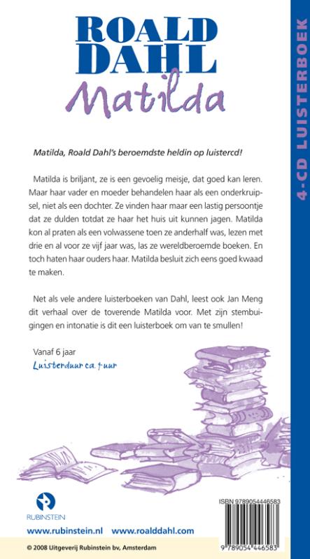 Achterkant van Matilda