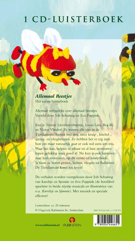 Achterkant van Allemaal beestjes