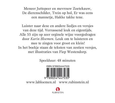 Achterkant van Rijmpjes en versjes uit de nieuwe doos