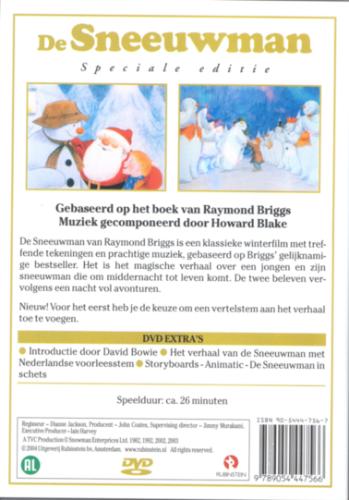 Achterkant van De sneeuwman