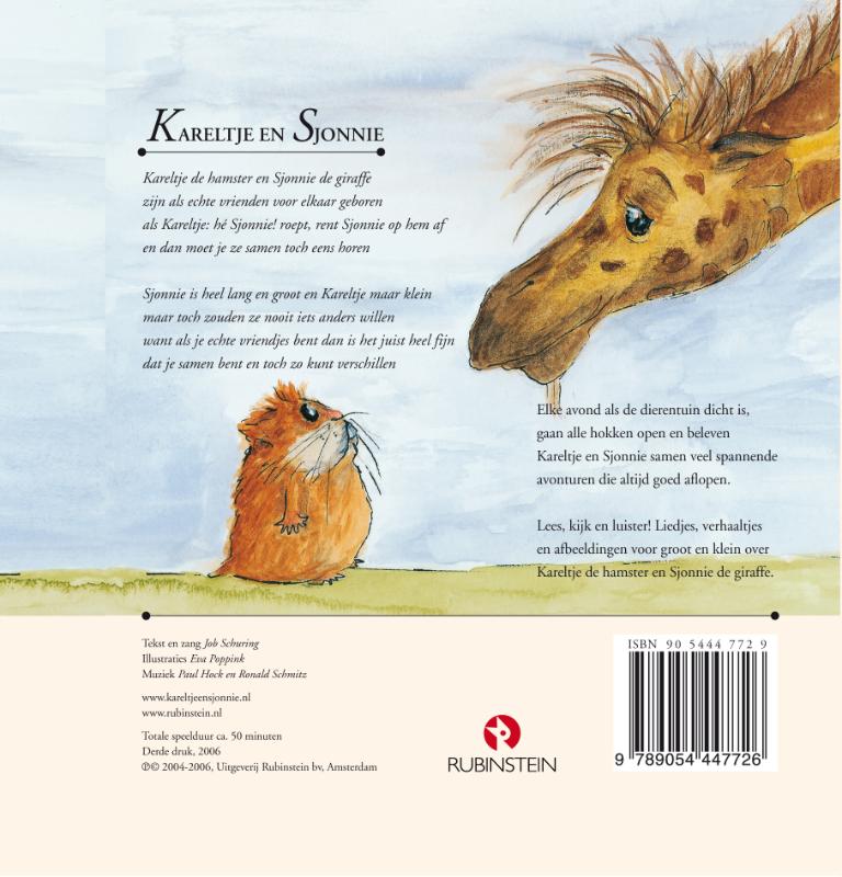 Achterkant van Kareltje en Sjonnie