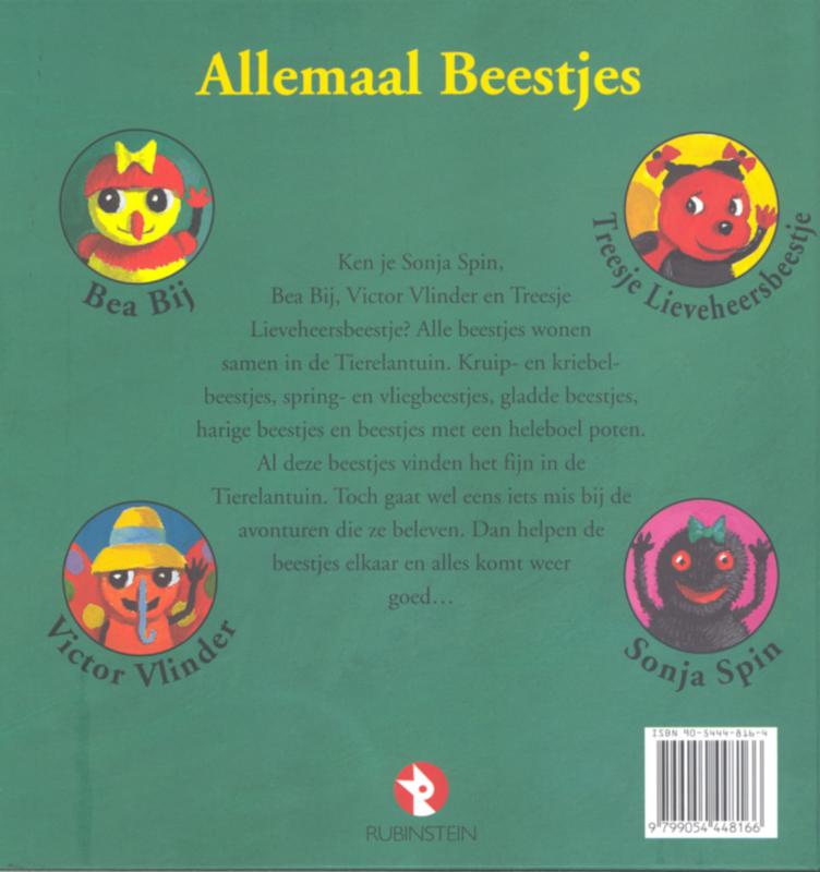 Achterkant van Bea Bij set 2 ex