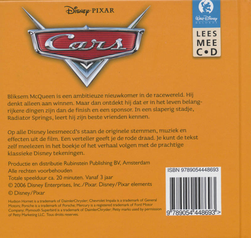Achterkant van Cars