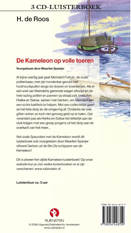 Achterkant van De Kameleon Op volle toeren