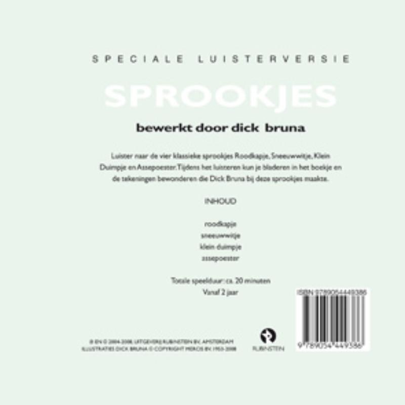 Achterkant van Sprookjes