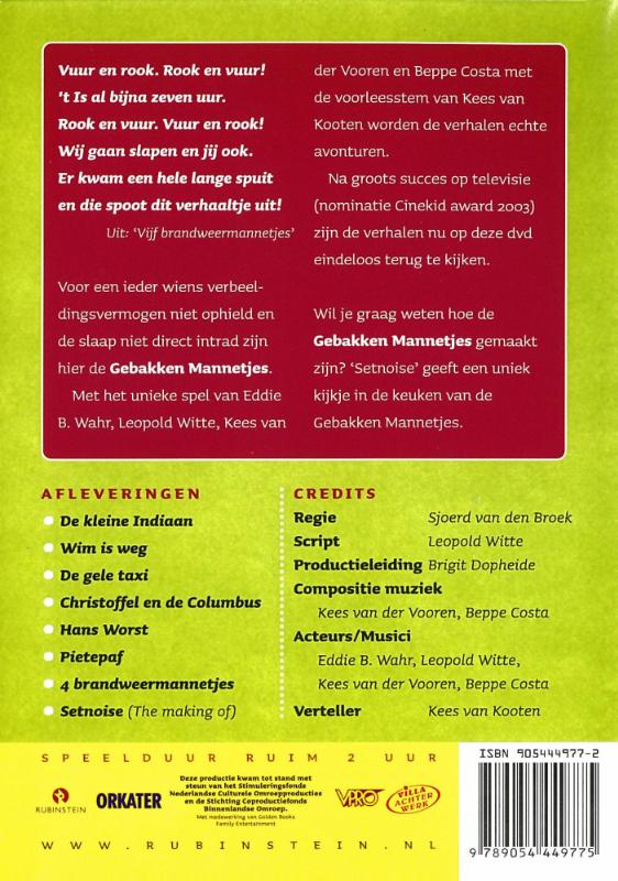 Achterkant van Gebakken Mannetjes