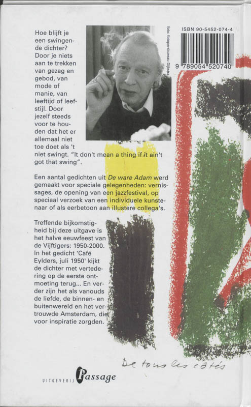 Achterkant van De ware Adam