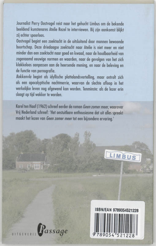 Achterkant van Bokkenvla