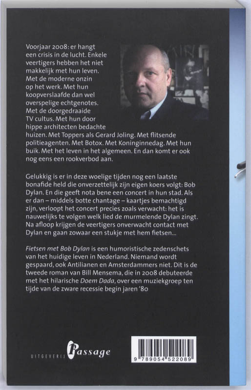 Achterkant van Fietsen met Bob Dylan