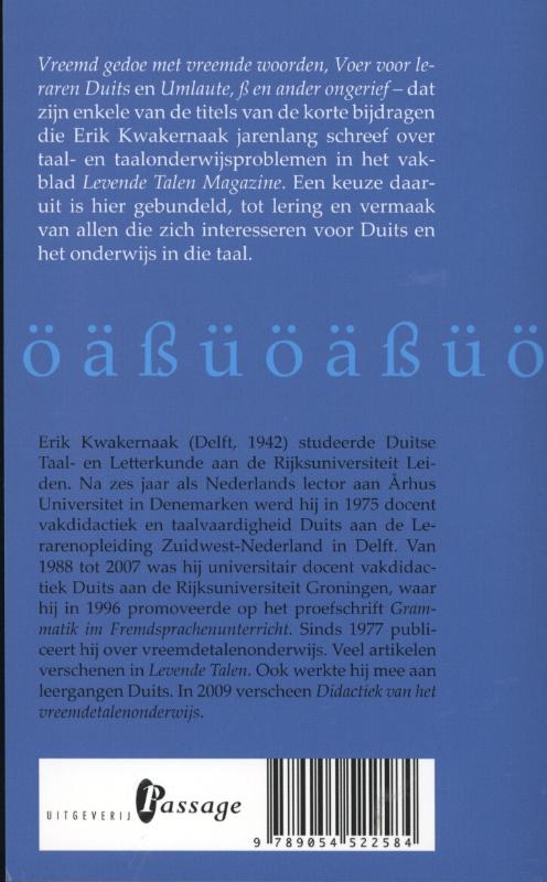 Achterkant van Vreemd gedoe