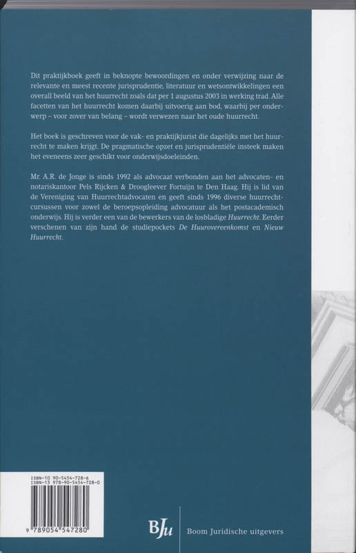 Achterkant van Huurrecht