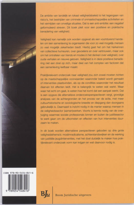 Achterkant van Geloven in veiligheid