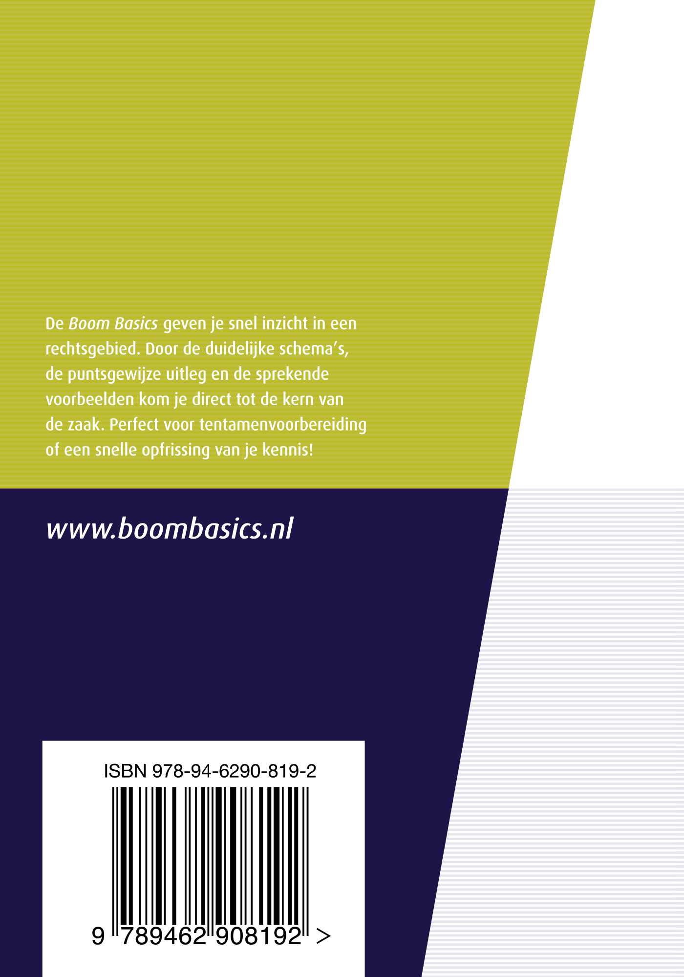 Achterkant van Boom Basics Relatievermogensrecht