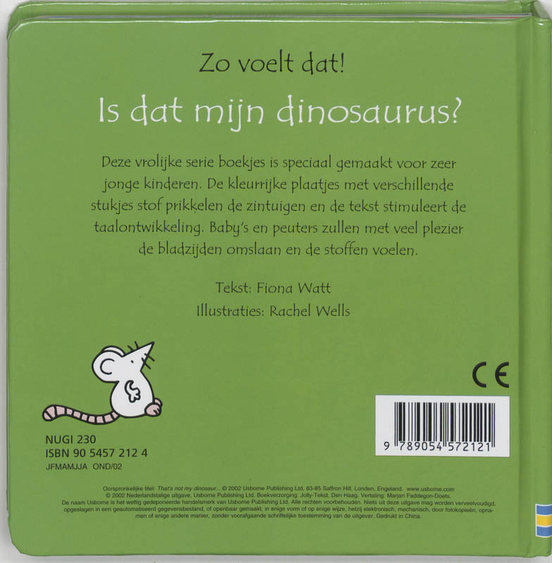 Achterkant van Is dat mijn dinosaurus?