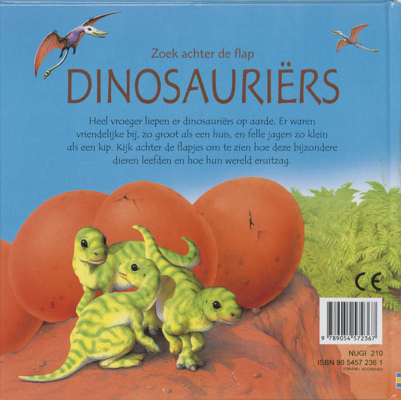 Achterkant van Dinosauriers