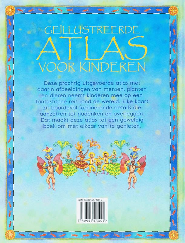 Achterkant van Geillustreerde atlas voor kinderen