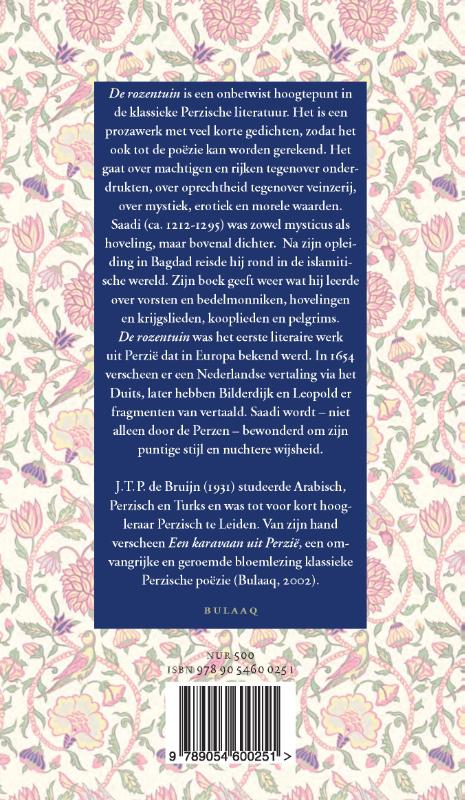 Achterkant van De rozentuin