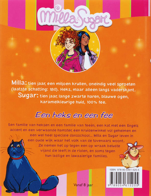 Achterkant van Een heks en een fee