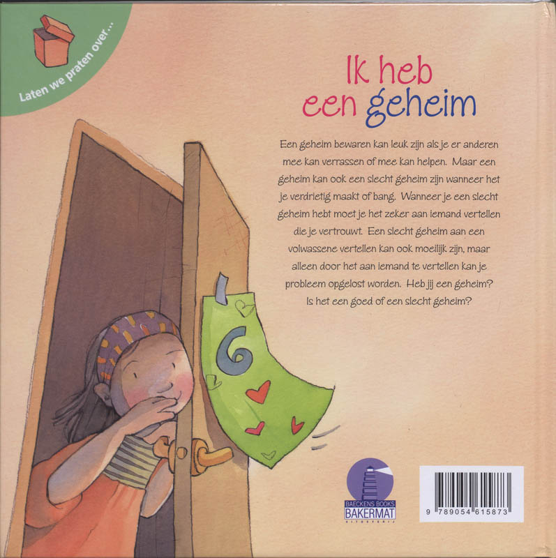 Achterkant van Ik heb een geheim