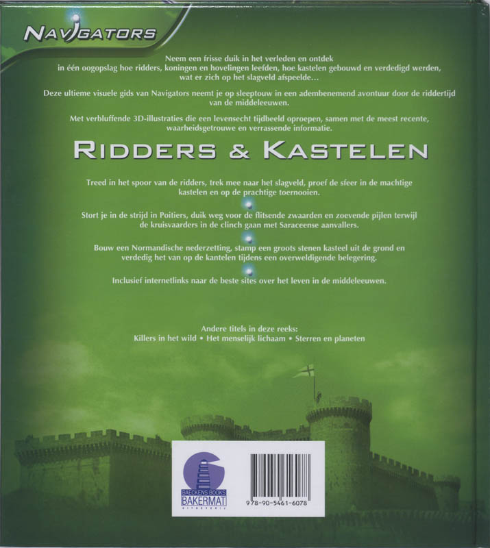 Achterkant van Ridders en kastelen
