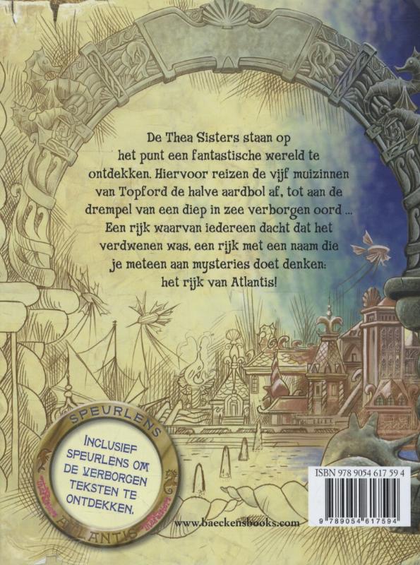 Achterkant van De prins van Atlantis