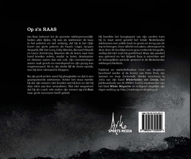Achterkant van Op z'n RAAS