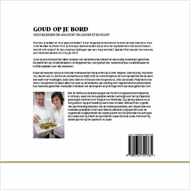Achterkant van Goud op je bord