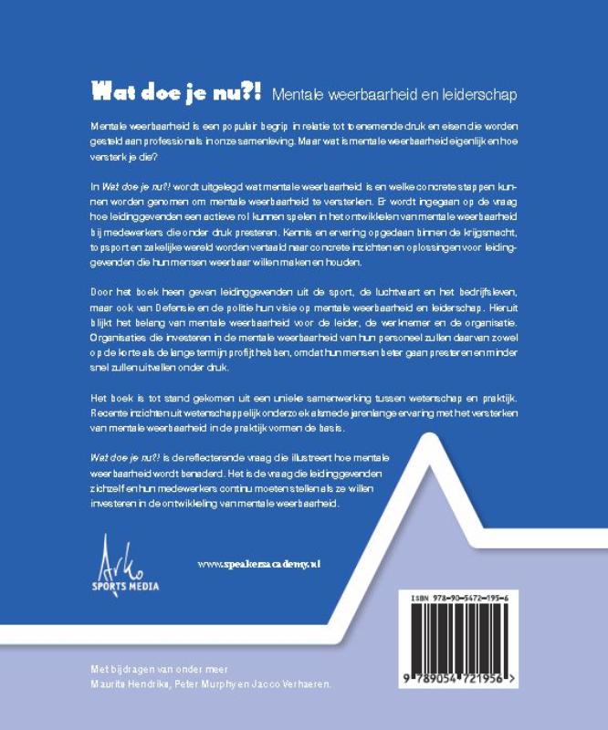 Achterkant van Wat doe je nu?!